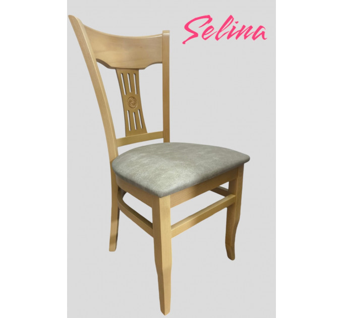 כיסא עץ עם ריפוד רך Selina
